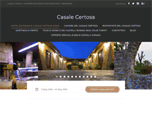Tablet Screenshot of casalecertosa.it